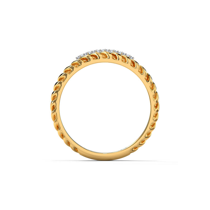 In Line Diamond Band