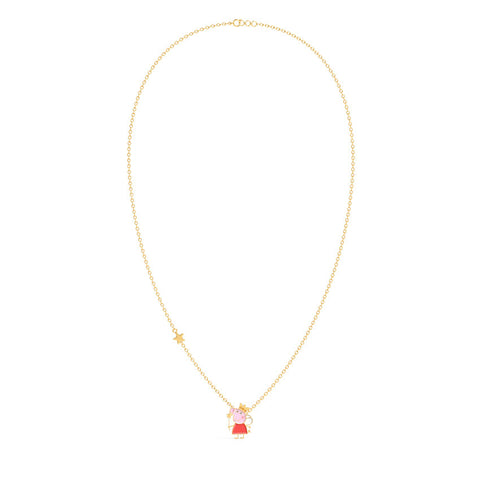 Peppa Fairy Kids' Gold Necklace