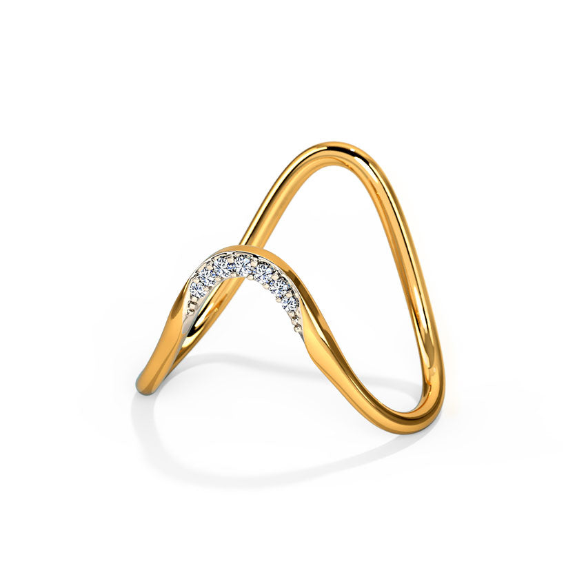 Glowy Diamond Vanki Ring