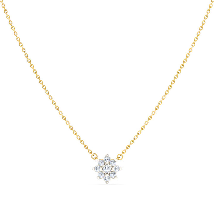 Allure Cluster Diamond Necklace