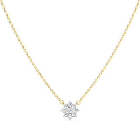 Allure Cluster Diamond Necklace