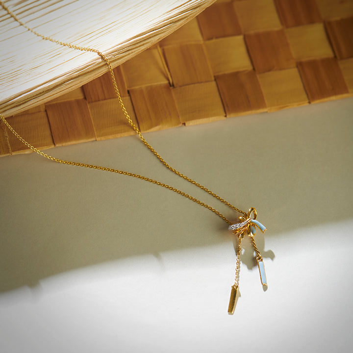 Tassel Dazzle Diamond Necklace