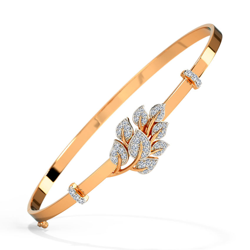 Menon Leaf Diamond Bracelet