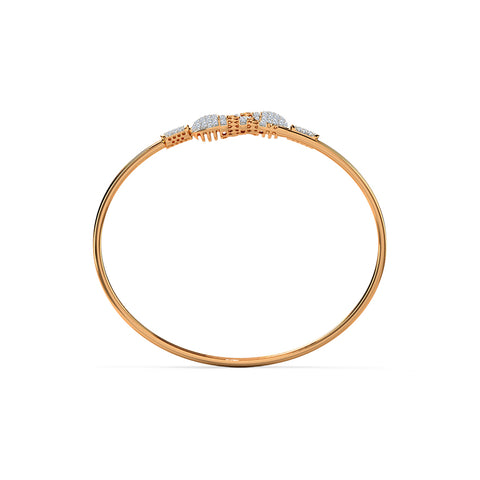 Akansha Spiral Diamond Bracelet