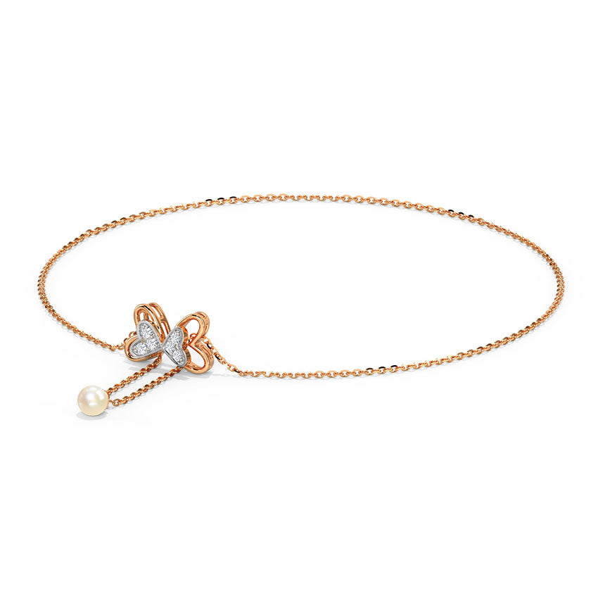 Cute Bow Adjustable Pearl Bracelet