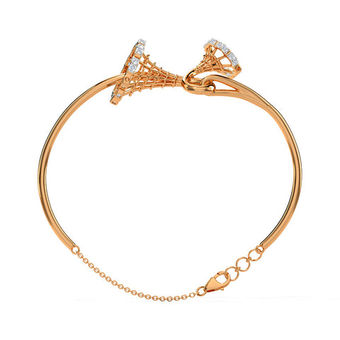 Graz Twisted Diamond Bracelet