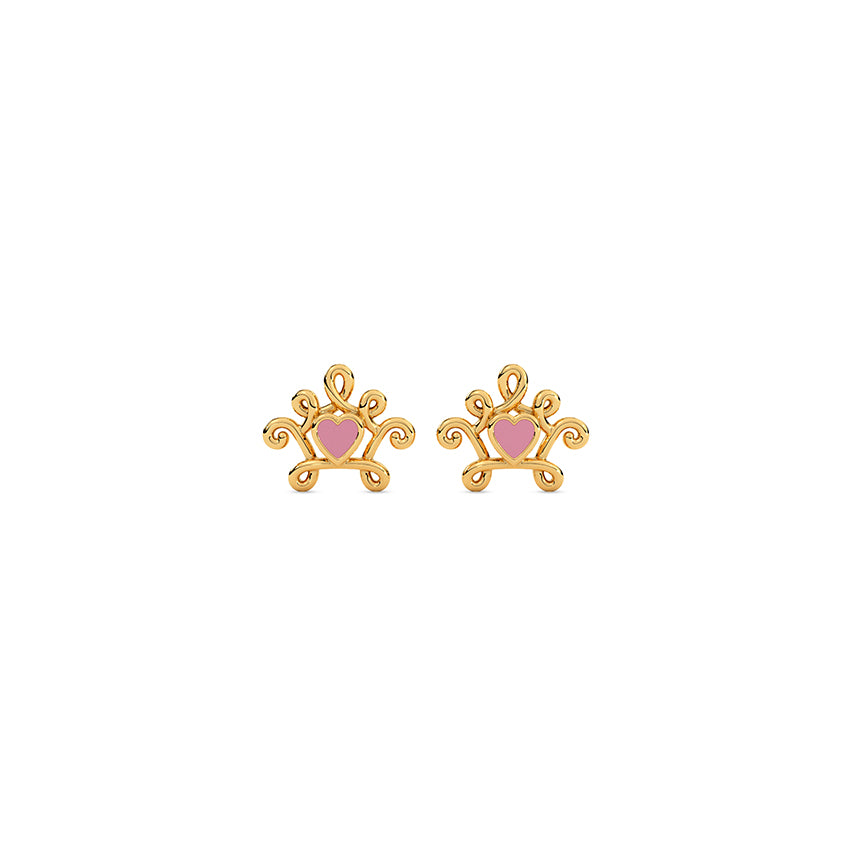 Snow White Heart Earrings