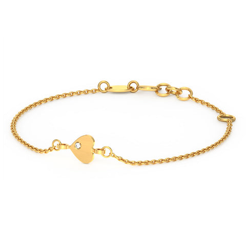 Classic Heart Gemstone Bracelet