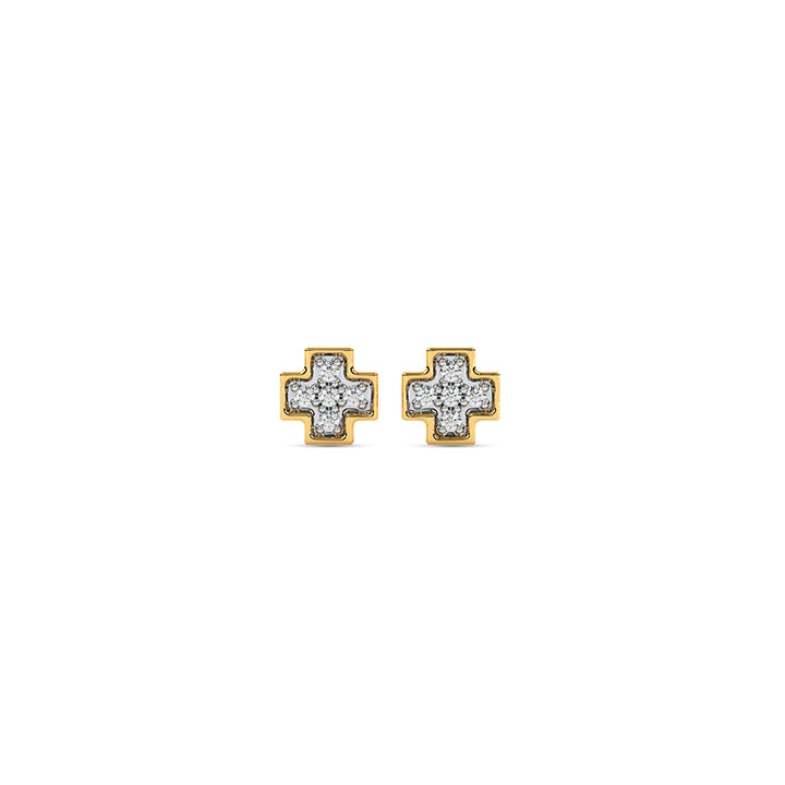 Jewel Multipierce Diamond Stud Earrings