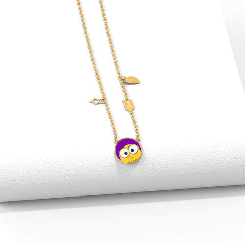 Minion Personalised Gold Necklace