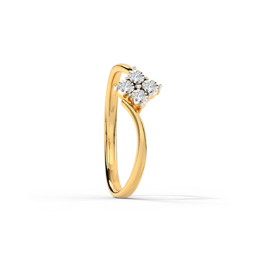 Quad Miracle Plate Diamond Ring