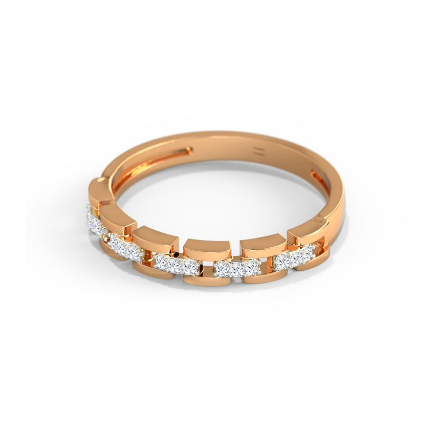 Julia Interlinked Diamond Band