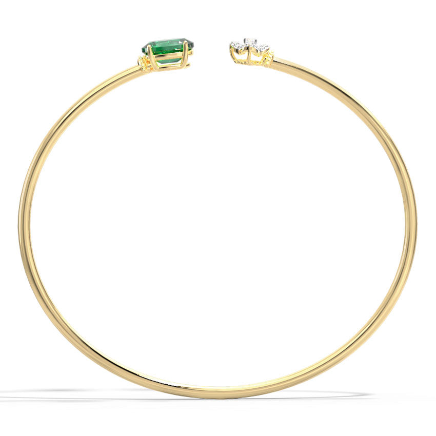 Bud and Verdant Gemstone Bracelet