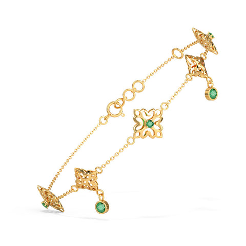 Nitara Cutout Gemstone Bracelet