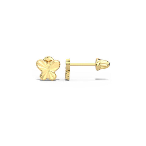 Flutter Beam Kids' Gold Earrings