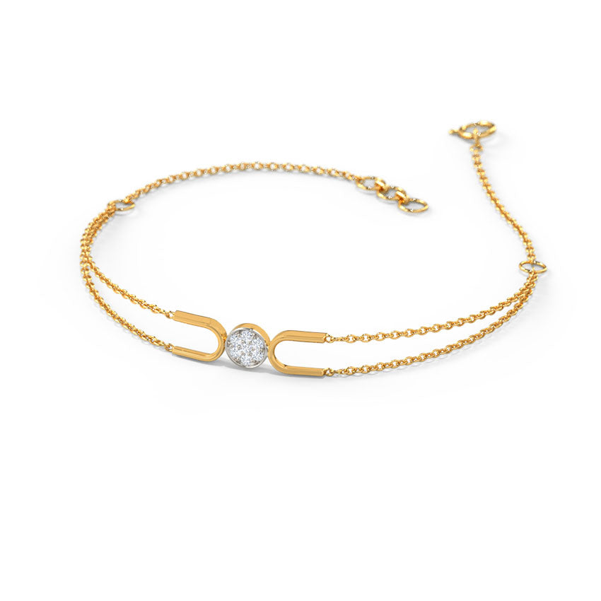 Elia Hug Diamond Bracelet