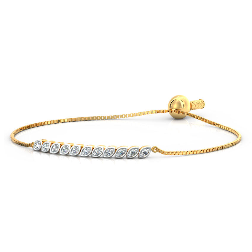 Petals Adjustable Diamond Bracelet