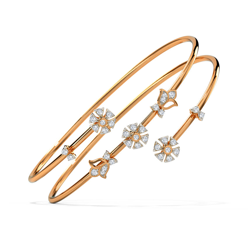 Belleza Spiral Diamond Bracelet