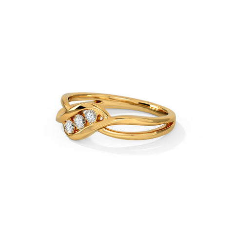 Trio Miracle Plate Diamond Ring