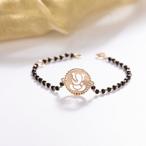Ganesha Baby Nazaria Gold Bracelet