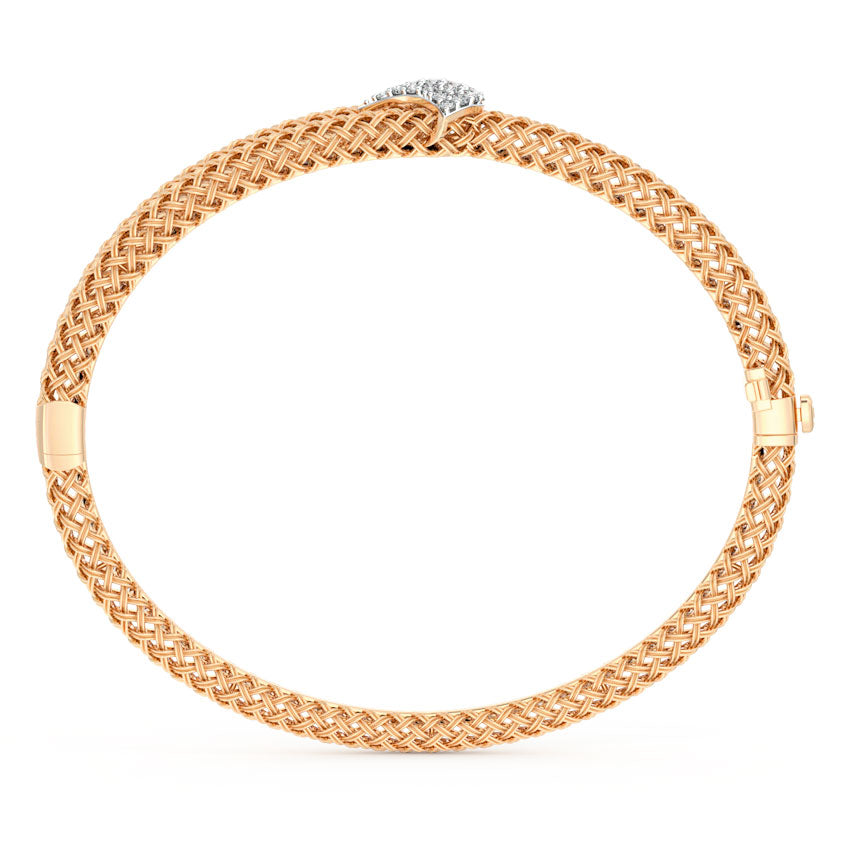 Flare Twill Diamond Bracelet