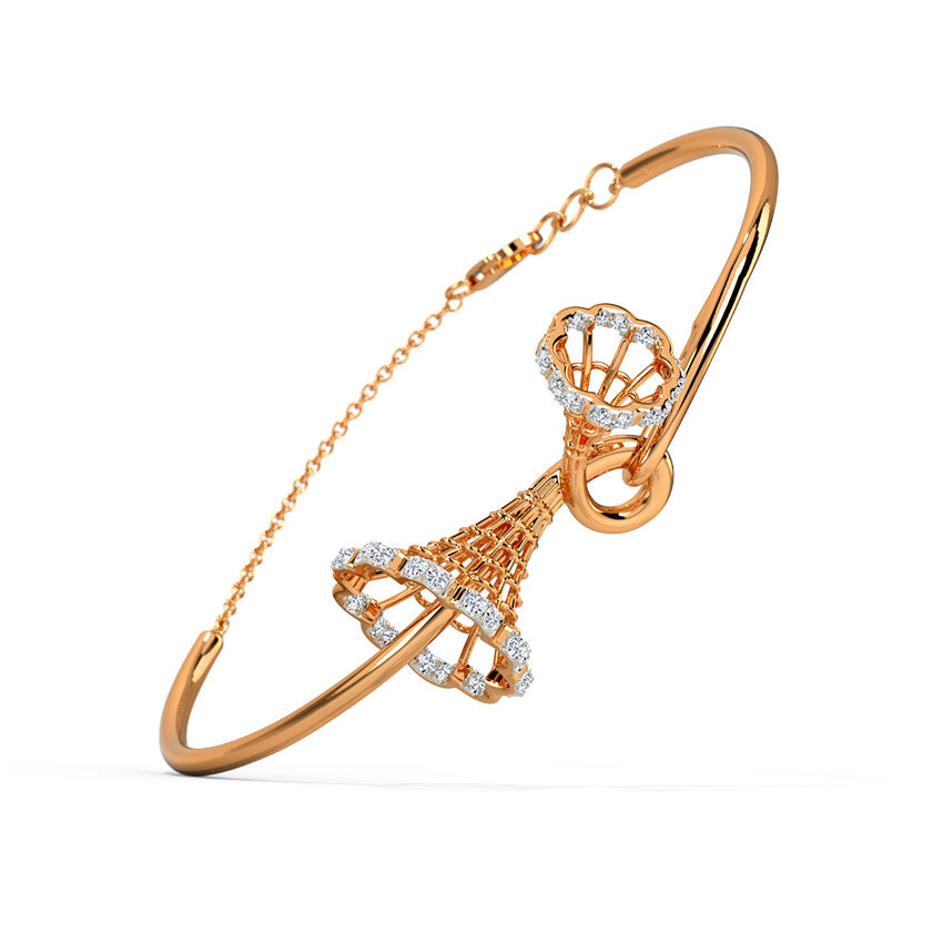 Graz Twisted Diamond Bracelet