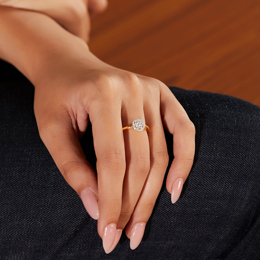 Carol Seven Stone Diamond Ring