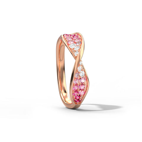 Cupid Twisty Diamond Ring