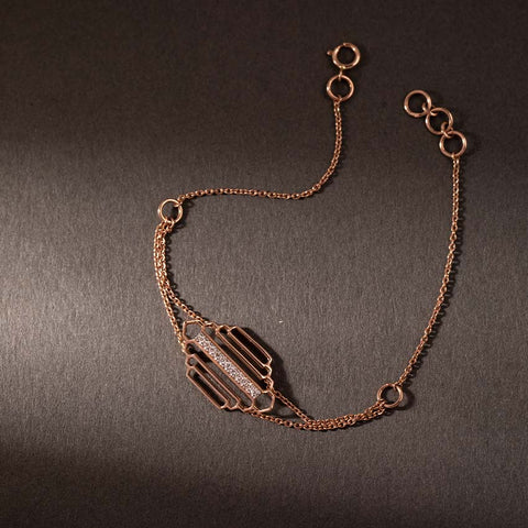 Regal Stepped Diamond Bracelet