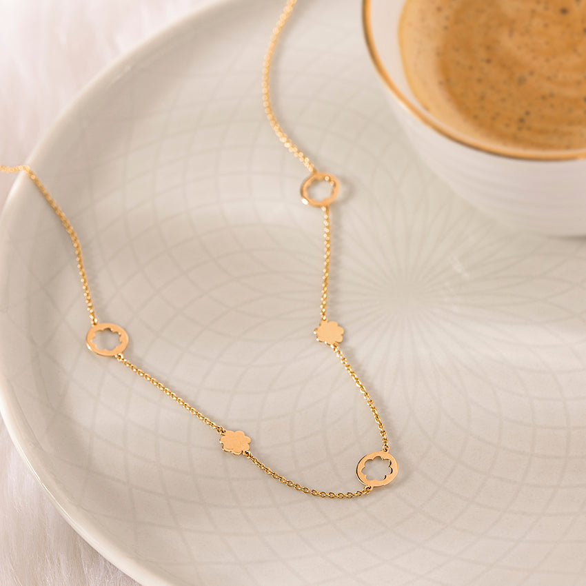 Blooming Multiwear Gold Necklace