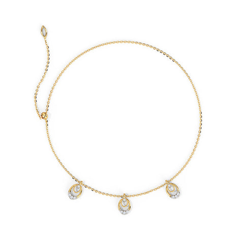 Ovate Adjustable Diamond Bracelet