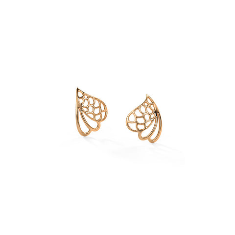 Birdy Gold Stud Earrings