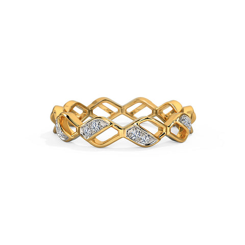 Shining Swivel Diamond Band