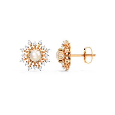 Amala Pearl Stud Earrings