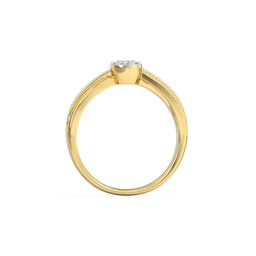 Intertwine Cluster Diamond Ring