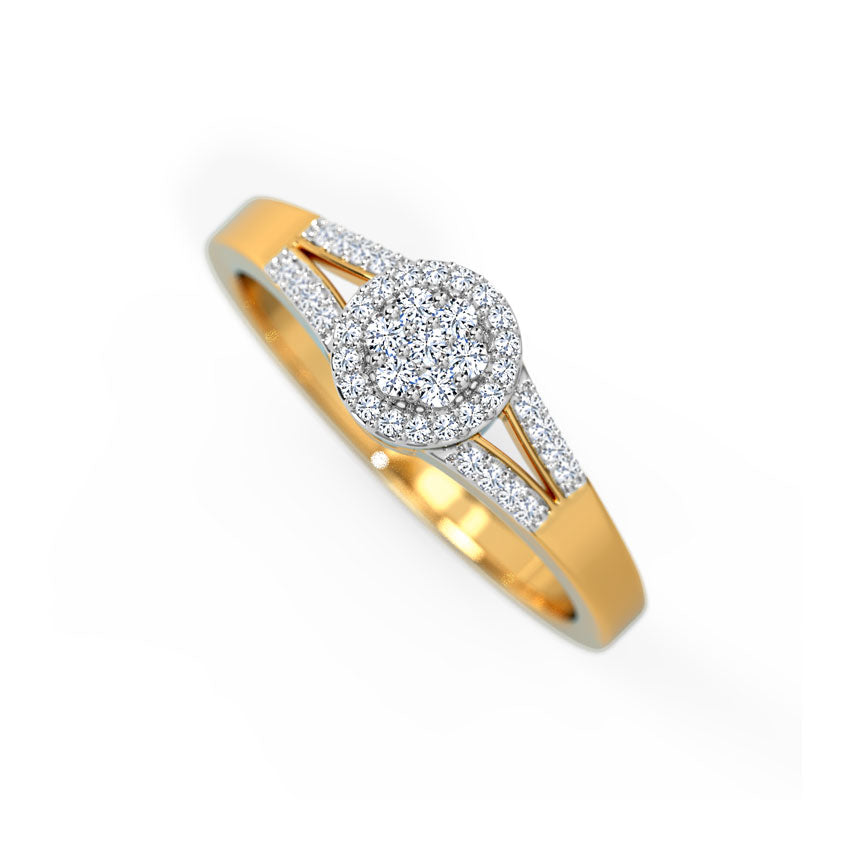 Citric Sparkle Diamond Ring