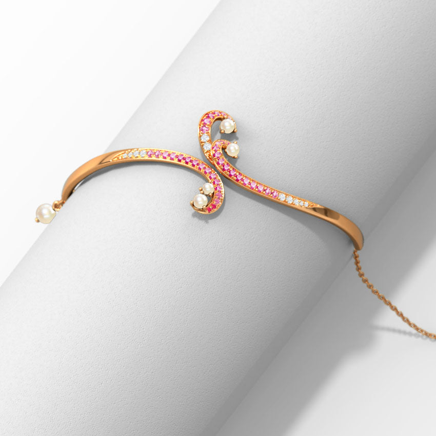 Morgana Swirl Gemstone Bracelet