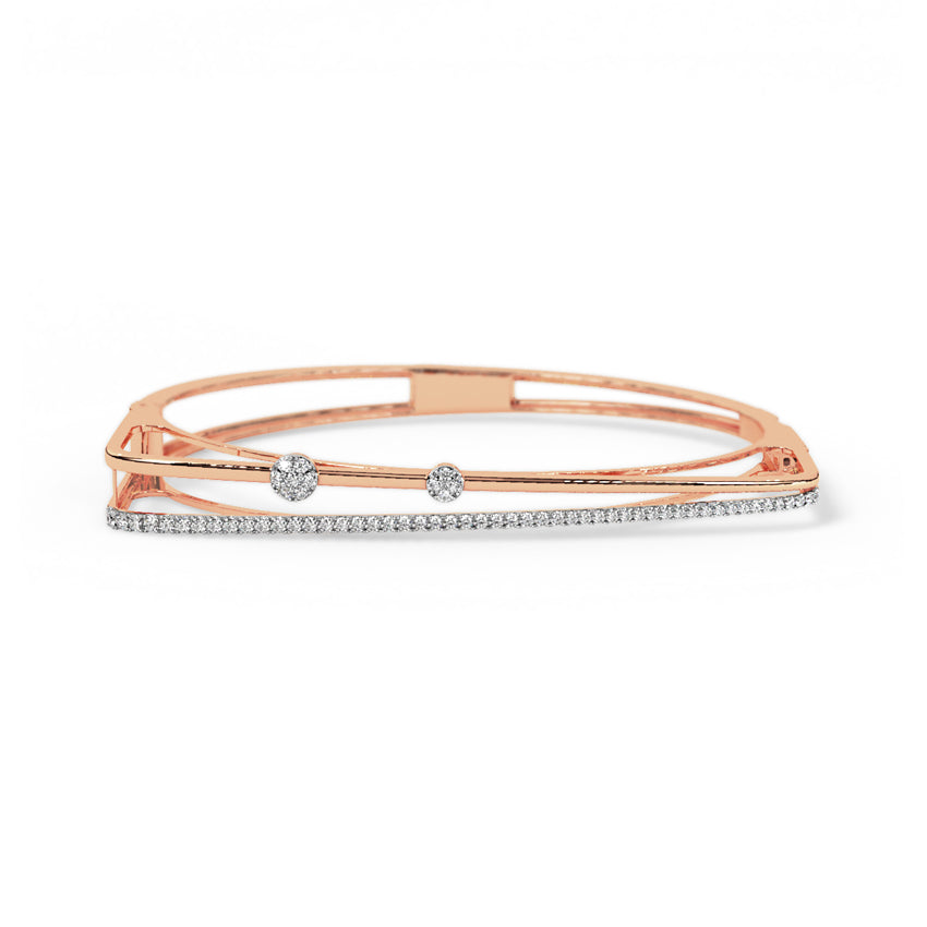 Sparkle Strand Diamond Oval Bracelet