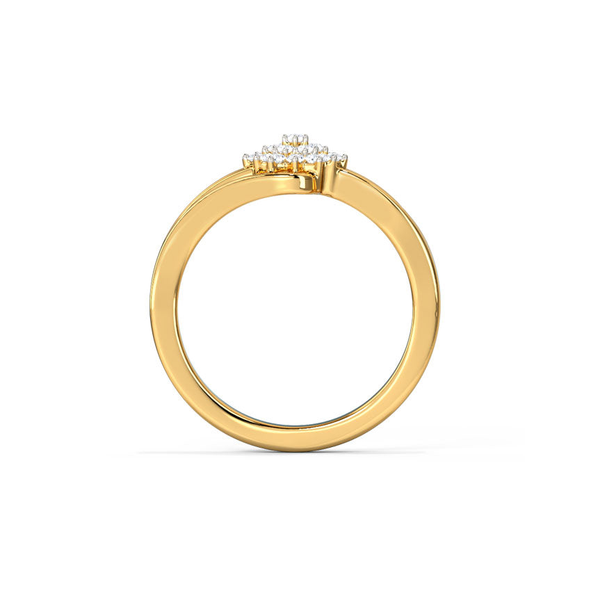 Artistic Floral Diamond Ring