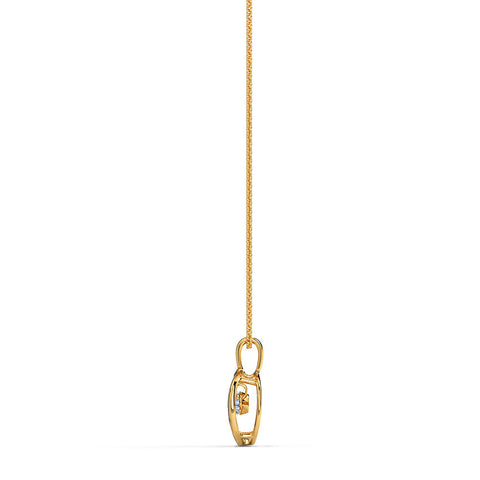 Margot Heartbeat Diamond Necklace