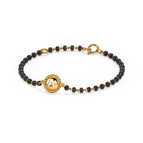 Alphabet A Kids Nazaria Gold Bracelet