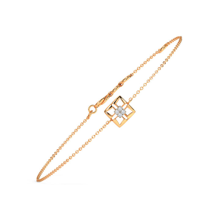Delicate Quad Diamond Bracelet