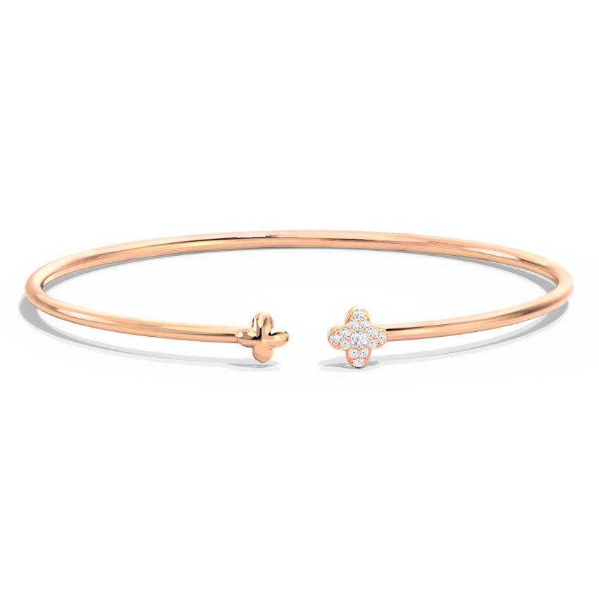 Duo Bud Diamond Bracelet