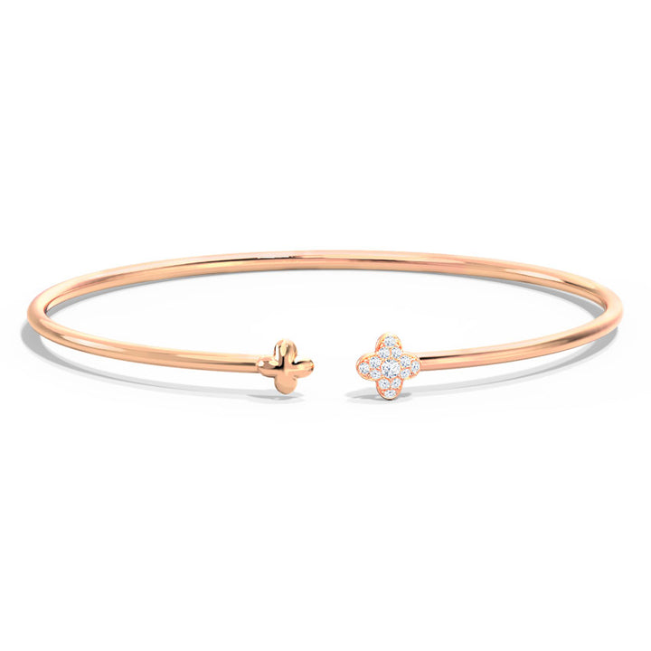 Duo Bud Diamond Bracelet
