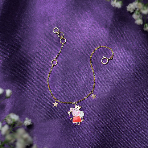 Peppa Fairy Kids' Gold Bracelet
