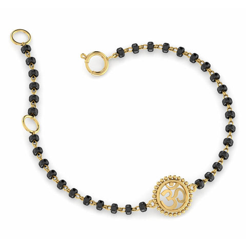 Om Baby Nazaria Gold Bracelet Set of 2