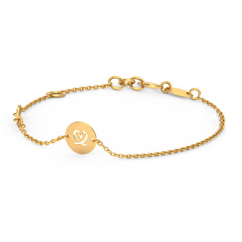 Looped in Love Gold Bracelet