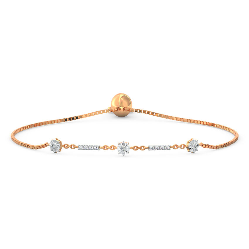 Orb Miracle Plate Diamond Adjustable Bracelet
