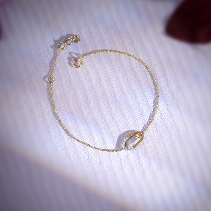 Ovate Pop Diamond Bracelet