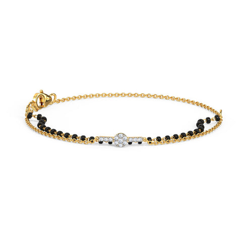 Mihika Diamond Mangalsutra Bracelet